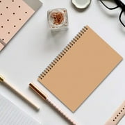 Kraft Paper Notebook A5, 80 Sheets Lined Composition Notebook, Writing Journal for Office & Home, 8.07x5.51 Inches