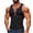 Black, variant on Mens Sleeveless Tank Tops Workout Cut Off Shirt Quarter Zip T Shirts Workout Swim Beach Shirts Breathable Lightweight Summer Athletic Tops Gym Fitness Training Black 3XL
