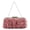 Pink, variant on Evening Bag - Ruffled with Frame Tuck Lock Design Clutch evening Bag - Champagne - BG-7447CP