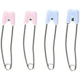 thumbnail image 3 of Dritz Baby Safe Curved Stainless Steel Diaper Pins, Pink, 4 Pack, 3 of 3