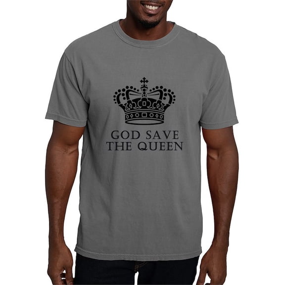 CafePress - God Save The Queen T Shirt - Mens Comfort Colors Shirt