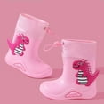 thumbnail image 3 of YUIVH Kids Rain Boots Waterproof Rubber Boots Children Rain Boot Non- Water Shoes Classic Children Cartoon Dinosaur Print Rainboots Baby Kids Rain Boots With Easy-on, 3 of 3
