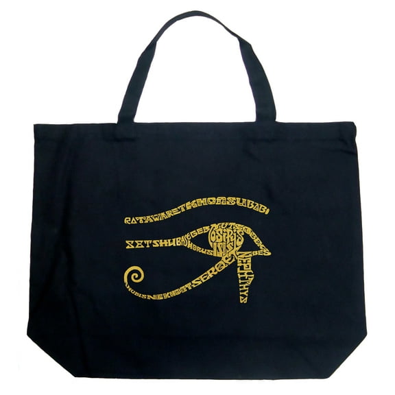 LA Pop Art Large Word Art Tote Bag - EGYPT