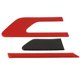 thumbnail image 4 of Advertencia Reflectante de Seguridad GUARDABARROS LADO DEL COCHE Etiqueta Adhesiva Cinta Adhesiva. para La Decoración Del Coche Rojo + negro, 4 of 8