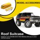 thumbnail image 3 of Tholdsy RC Car Storage Box Exquisita decoración de techo DIY Accesorio Modelo Decoraciones Portaequipajes Cajas Adorno para decoración Rojo Kits de construcción modelo Amarillo Tholdsy FN001512-06, 3 of 6