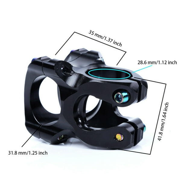 stanreset Potence de Guidon de Vélo Alliage Haute Résistance Composants de Route Pièces Accessoires Équipement de Conduite Résistant à l'Usure Raccords de Descente Rose Argent