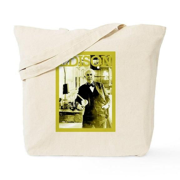 CafePress - Edison Tote Bag - Unisex Canvas Tote Bag, Beige, 1-Piece