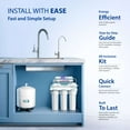 thumbnail image 6 of APEC pH+ Alkaline Mineral UV Sterilizer 75 GPD 7-Stage Under-Sink Reverse Osmosis Drinking Water Filter System (Essence ROES-PHUV75), 6 of 12