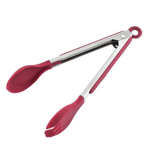 1 pinza para carne de acero inoxidable.