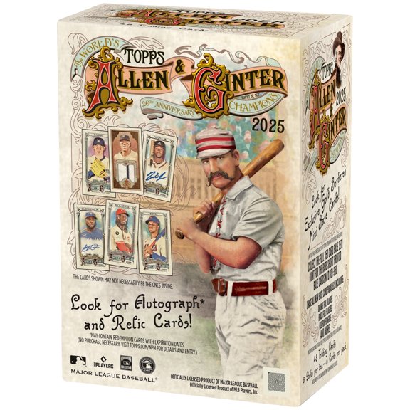 2025 Topps Allen & Ginter Baseball - Factory Sealed - Value Box
