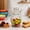 D, variant on KGJQ Candy Jar, Cute Owl Dog Turtle Cat Shape Cookie Container, with Airtight Lid, Moisture-proof Glass Cookie Jar, for Pet Snack Storage And Coffee Capsule