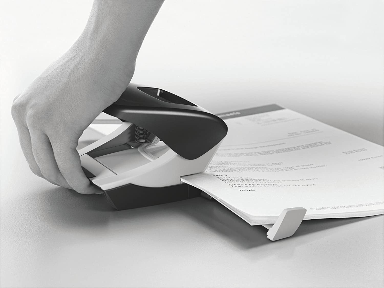 Leitz Metal Office Hole Punch NeXXt Black