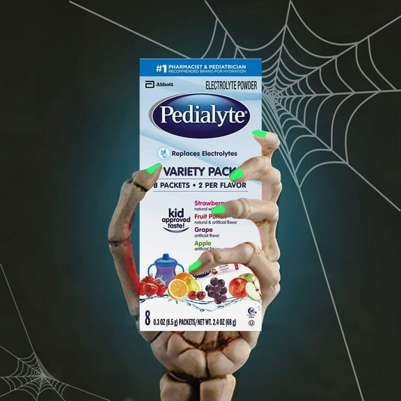 Pedialyte Electrolyte Powder, Electrolyte Drink, Variety Pack, Powder Sticks, 0.3 oz, 8 Count