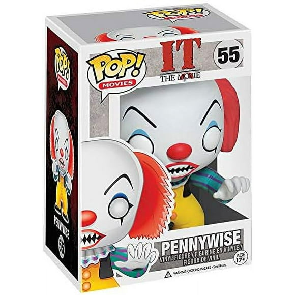 Stephen King's It - Pennywise Clown Pop! Vinyl Figure , 3.75 inches Action Figures Gift for Adult Kids