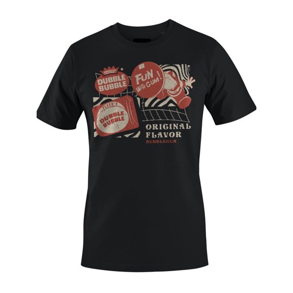 Officially Licensed Retro Dubble Bubble Gum Packaging Design Men's T-shirt