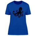 thumbnail image 1 of Cool Grunge Octopus Doodle T-Shirt Women -Image by Shutterstock, Female Small, 1 of 2