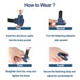thumbnail image 4 of Aluminum Alloy Splint for Finger Toe Joint, Adjustable Fixation Support Brace, 1 Pair，One Size Fits All, 4 of 8