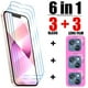 thumbnail image 1 of Vidrio templado 6 en 1 para iPhone14 Plus 13 12 11 mini Xs max XR X 8 7 6 6S Plus SE protector de pantalla para 14 13 12 11 Pro Max Glass, 1 of 3