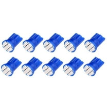 cciyu 10 Pack Blue T10 194 168 LED Light Bulb 8-SMD Instrument Panel Cluster Temp Gauges Lighting Lamp Replacement fit for License Plate Light Map Light Dome Light