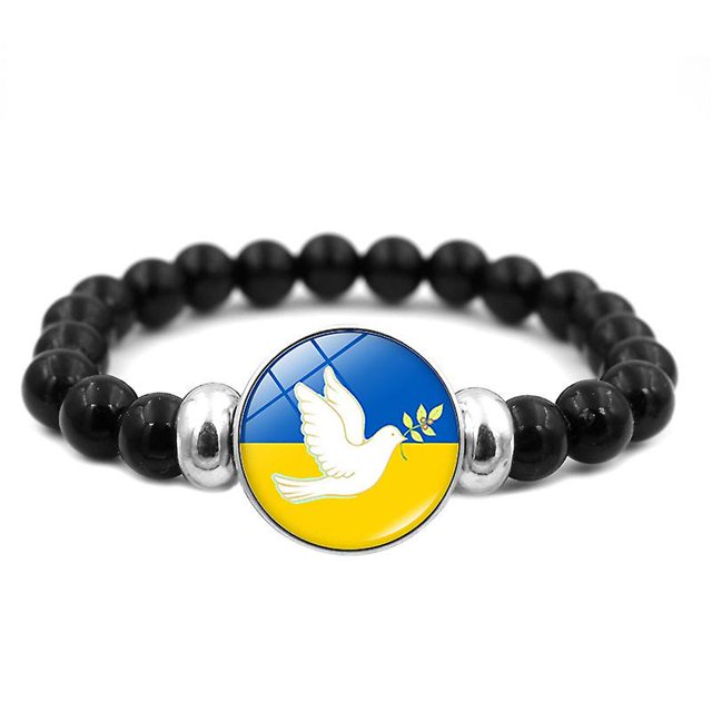 Bracelet Couleur Drapeau de l'Ukraine-Ukraine Plus de Styles