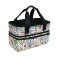 thumbnail image 3 of Organizador de artesanía Bolsa de bolsas de bolsas de pintura de gran capacidad Bolsa de almacenamiento para estudiantes Multicolor, 3 of 8