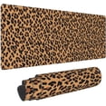 thumbnail image 2 of Leopard Gaming Mouse Pad Large Mouse Pad (31.5x11.8 Inch) Non-Slip Rubber Base Large Desk Mat Desk Protector for Home Office Gaming Work, 2 of 6