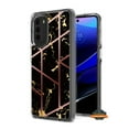 thumbnail image 2 of For Samsung Galaxy A13 5G Stylish Hybrid Fashion Marble Trendy Design Hard Back PC Shockproof TPU Protective Phone Case Cover by Xpression - Marble Black, 2 of 7