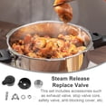 thumbnail image 2 of 1 Set of Pressure Valve Release Handle Steam Release Replace Valve Pressure Cooker Anti-blockage Valve Set, 2 of 5