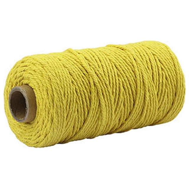 Ganfancp Dyi Macramé Hilo 3 Mm X 100 M Algodón Urdimbre Decorativo para Tejer Manualidades Ofertas y Liquidaciones Un Rollo de 100 Metros de Cuerda de Algodón