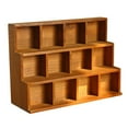 thumbnail image 4 of OHOIOLLA Wood Storage Racks Vintage Style 1Set 15X10.6X5.1In, 4 of 8