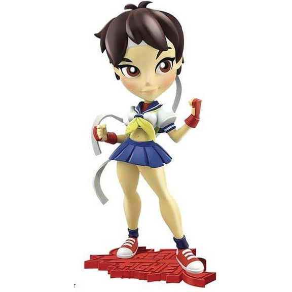 Street Fighter Knockouts Ser1 Sakura Vinyl Fig