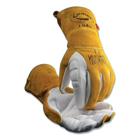 

Caiman 607-1540-S IG Kontour Kevlar Welding Glove Pearl & Gold - Small