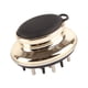 thumbnail image 2 of Cepillo masajeador de cuero cabelludo ergonómico dorado con diseño resistente a aceites esenciales, 2 of 10