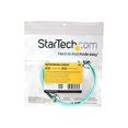 thumbnail image 3 of StarTech.com 1m (3ft) LC/UPC to LC/UPC OM3 Multimode Fiber Optic Cable, Full Duplex 50/125����m Zipcord Fiber Cable, 100G Networks, LOMMF/VCSEL, <0.3dB Low Insertion Loss - LSZH Fiber Patch Cord - Patch cable - LC multi-mode (M) to LC multi-mode (M) - 1 m - fiber optic - duplex - 50 / 125 micron - aqua - for P/N: J9152AST, MASFP10GBSR, SFP10GBLRMST, SFP10GBSRST, SFP10GSRSST, SFP10GSRXST, 3 of 4