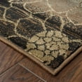 thumbnail image 4 of Oriental Weavers Hudson Area Rug - 074A1 - 7'8" Round - in Brown/ Beige - Vintage Bohemian Style, Stain Resistant, Family and Pet Friendly , Dining Room Rug, 4 of 5