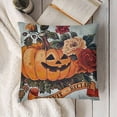 thumbnail image 3 of YINGXI Halloween Pumpkins , Halloween , Halloween s for , Halloween Decor s ,Pumpkin Decor- ,Sorta Spooky 12x12in, 3 of 5