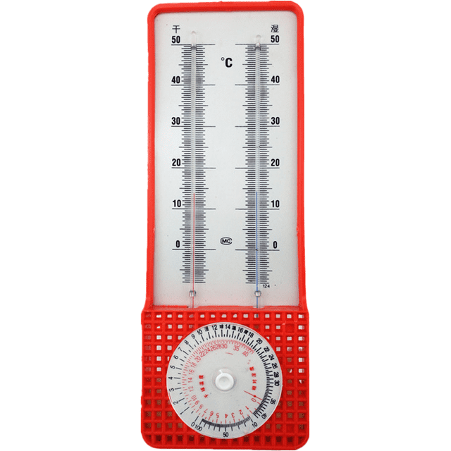 Medidor de humedad y sequedad 272-A termómetro de columna de agua roja TAL-2 para invernadero termómetro de bulbo seco y húmedo para colgar