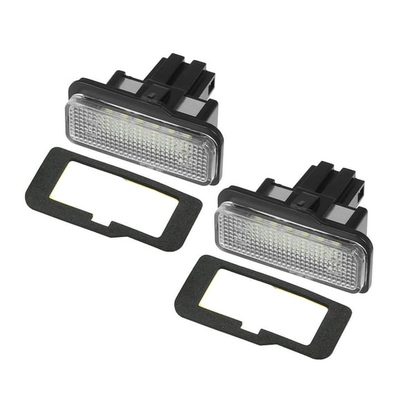 2pcs Car Exterior LED License Number Plate Light for Mercedes-Benz SLK 350 2005-2011 No.2038200256