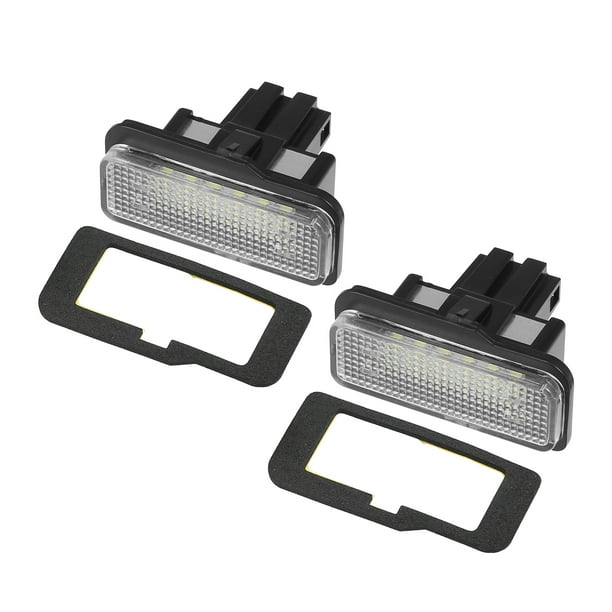2pcs Luz de Placa de Matrícula LED Exterior para Mercedes-Benz SLK 350 2005-2011 No.2038200256