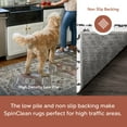 thumbnail image 3 of nuLOOM Noa SpinClean Machine Washable Tribal Moroccan Area Rug, 5' x 8', Noa White, 3 of 10
