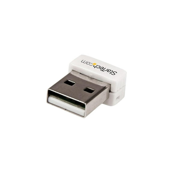 StarTech USB150WN1X1W USB 150 Mbps Mini Wireless N Network Adapter - 802.11n/g 1T1R USB W-iFi Adapter - White