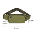 thumbnail image 2 of Apuakthei Riñonera pequeña para deportes al aire libre, bolsa de ciclismo informal para hombres y mujeres, riñonera para correr, 2 of 5