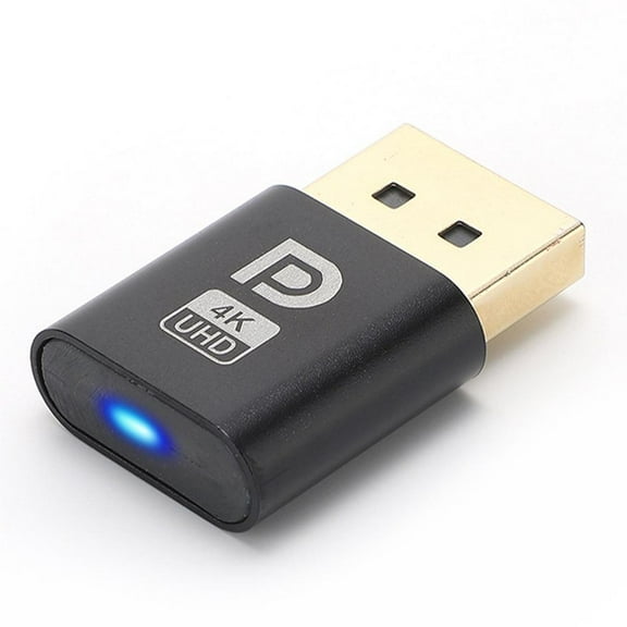 TONAIN DP Virtual Display Adapter Displayport Dummy Plug Headl new