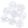 thumbnail image 1 of 8x Multifuncional Dibujo Pintura Plantilla Regla Plantilla te tesanía Suministro Sunnimix Plantilla de dibujo papel artes, 1 of 8