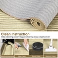 thumbnail image 3 of Modern Abstract Runner Rug 2x6 Washable Hallway Runner Rug, Non Slip Non-Shedding Soft Floor Carpet, Low-Pile Minimalist Bordered Runner for Bedside Laundry Bathroom, Brown, 3 of 8