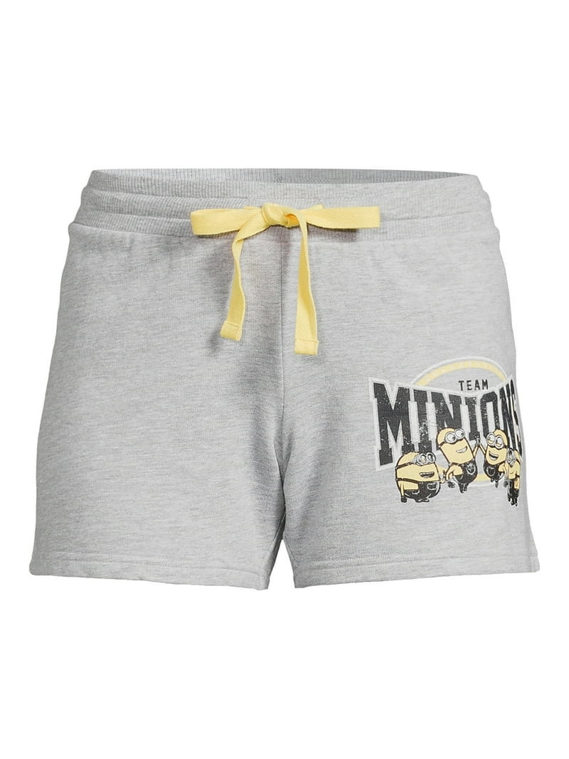 Minions Women's Juniors Graphic Fleece Shorts - Walmart.com