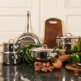 thumbnail image 3 of Mauviel M'Cook 5 Ply Stainless Steel 5217.15 15.7 by 11.8-Inch Rectangular Roasting Pan and Rack with Cast Stainless Ste, 3 of 4