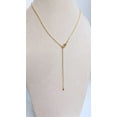 thumbnail image 7 of Gold Mother of Pearl, Black Clover Necklace, 7 of 7