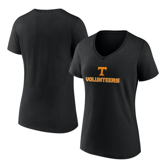 Women's Black Tennessee Volunteers Lockup Team V-Neck T-Shirt