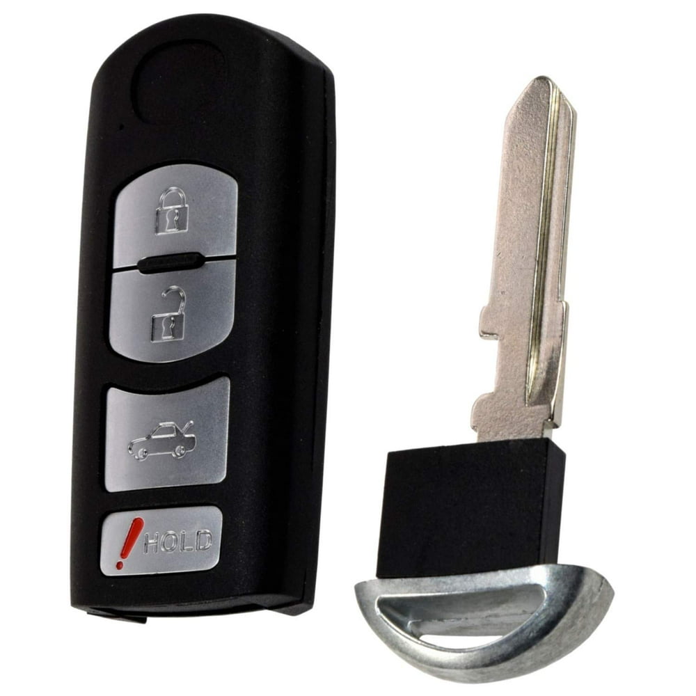 HQRP Remote Key Fob Shell Case Keyless Entry w/ 4 Buttons for Mazda CX ...